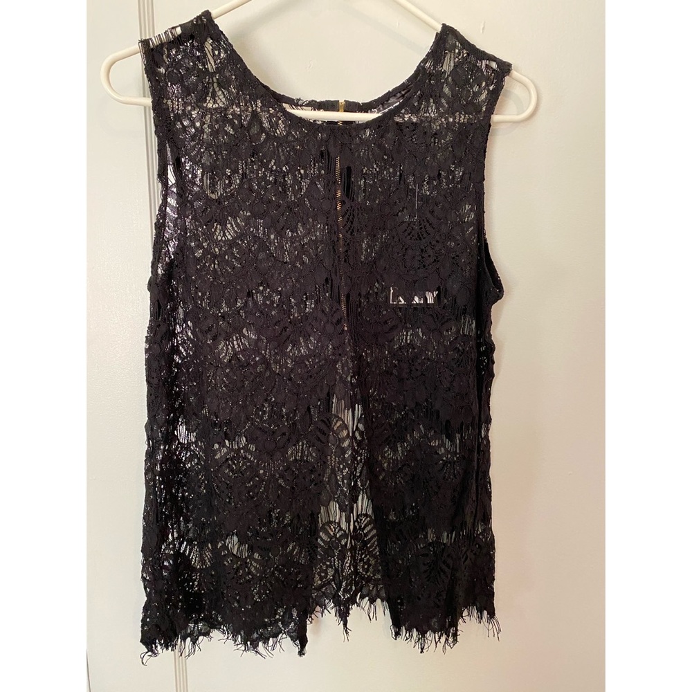 Black Lace Tank